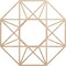 Ekena Millwork Guardian Wood Fretwork Pierced Ceiling Medallion, Alder, 40"OD x 15 1/2"ID x 3/8"T CMWP40X40X0375GDAL - alternate 1
